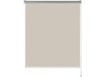 Seitenzugrollo "Thermorollo Martha", beige, B:120cm H:150cm, Polyester, SCHÖNER WOHNEN-KOLLEKTION, Rollos, Seitenzugrollo, Schöner Wohnen Rollo, geklebt