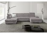 Wohnlandschaft WERK2 "Cordoba inkl. Bett, Bettkasten & Kopfteilfunktion, Breite 359 cm", braun, B:359cm H:86cm T:232cm, 100% Polyester, Sofas, Wohnlandschaft, bequem, komfortable Wellenunterfederung, inkl. Schlaffunktion, U-Form