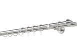 Gardinenstange MYDECO "20mm Cone Wandträger 12 cm", silber (edelstahlfarben), L:180cm, Aluminium, Gardinenstangen, Gardinenstange
