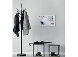 SIGEL Glas-Magnettafel Artverum, rahmenlos, freischwebend, inkl. 3 x Neodym-Magnete, B 600 x T 15 x H 400 mm, ESG, hellgrau-matt