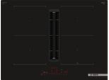 BOSCH Kochfeld mit Dunstabzug "PVQ711H26E", Energieeffizienz: B (A+++-D), schwarz, B:71cm H:22,3cm T:52,2cm, Kochfelder, Integr. Abzug & Kombi-Induktion für beste Ergebnisse