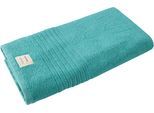 Badetuch DYCKHOFF "Nature", blau (ozean), B:70cm L:200cm, Frottier, Obermaterial: 100% Baumwolle, Handtücher, Badetuch