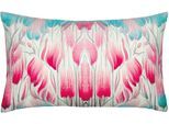 Dekokissen PAD "EATHERTULIP", pink, turquoise, B:30cm L:50cm, Baumwolle, Dekokissen_Sitzkissen_Kissenhüllen, made in europe
