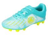 Fußballschuh JAKO "J-SFG VINI", Mädchen, Gr. 40, ocean, neon gelb, Synthetik, Schuhe Fußballschuh, für Rasenplätze