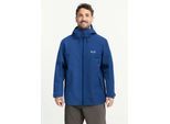 Outdoorjacke JACK WOLFSKIN "WILDBOUND 2L JKT M", Herren, Gr. M (50), blauorchid, Obermaterial: 100% POLYESTER. Futter: 100% POLYESTER, Jacken Outdoorjacke