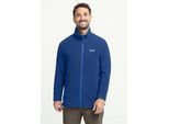 Fleecejacke JACK WOLFSKIN "TAUNUS 100 FZ M", Herren, Gr. M (50), blau (blauorchid), Obermaterial: 100% POLYESTER. Futter: 100% POLYESTER, Jacken Fleecejacke