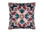 Dekokissen PAD "BUTTERFLY", bunt (pink), B:45cm L:45cm, Polyester, Dekokissen_Sitzkissen_Kissenhüllen, made in europe