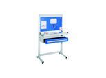 Rocholz QM-Station MODUL 5200 1050x650x1765 mm Metallablage und Schublade für Kleinutensilien (531007)