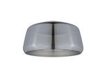 Paulmann Schienensystem-Leuchtenschirm, Grau, Glas, rund, 12.4 cm, Lampen & Leuchten, Innenbeleuchtung, Schienensysteme