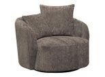 Carryhome Sessel, Dunkelgrau, Holz, Metall, Textil, Pappel, Sperrholz, Füllung: Polyester, 101x82x97 cm, Wohnzimmer, Sessel, Sonstige Sessel