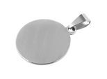 Kettenanhänger ADELIA´S "Unisex Anhänger aus Edelstahl", silber, Schmuckanhänger, Damen, Edelstahl, Kettenanhänger, Ideal als Geschenk – dezent und elegant