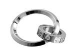 Kettenanhänger ADELIA´S "Damen Anhänger aus Edelstahl mit Zirkonia", silber, Schmuckanhänger, Damen, Edelstahl, Kettenanhänger, Zum Verschenken – ideal zum Jubiläum