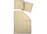 Wendebettwäsche ADAM "Indian Cortezada light", beige, B/L: 135cm x 220cm, 1 Stk., 1 Stk., Renforcé, B/L: 80cm x 80cm, 2 Stk., Renforcé, Obermaterial: 100% Baumwolle, Bettwäsche, Wendebettwäsche, aus 100 % Bio-Baumwolle, 2 teilig - Bettwäsche Set