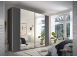 Schwebetürenschrank STAUD "Sonett 120, Made in Germany", vulkan, B:270cm H:222cm T:68cm, Holzwerkstoff, Schränke, Schwebetürenschrank, mit vier verschiedenen Ausstattungsvarianten