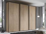 Schwebetürenschrank STAUD "Sinfonie Plus, edles Design in hochwertiger Qualität, Made in Germany", braun (sonoma eiche), B:298cm H:222cm T:68cm, Holzwerkstoff, Schränke, Schwebetürenschrank, Mit vier verschiedenen Ausstattungsvarianten