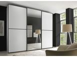 Schwebetürenschrank STAUD "Sinfonie Plus, edles Design in hochwertiger Qualität, Made in Germany", weiß, B:280cm H:240cm T:68cm, Holzwerkstoff, Schränke, Schwebetürenschrank, Mit Spiegeltüre und vier verschiedenen Ausstattungsvarianten