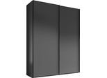 Schwebetürenschrank STAUD "Sinfonie Plus, edles Design in hochwertiger Qualität, Made in Germany", vulkan, B:200cm H:222cm T:68cm, Holzwerkstoff, Schränke, Schwebetürenschrank, Mit vier verschiedenen Ausstattungsvarianten