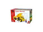 BIG 800054836 - Power-Worker - Beweglicher Kipper mit schwankbarer Ladekappe