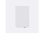 Rocada Whiteboard SKIN PRO, rahmenlos, modular, Hoch-/Querformat, magnethaftend, Ablageschale, B 750 x H 1150 mm, beschichteter Stahl, signalweiß RAL 9003