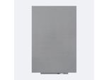 Rocada Whiteboard SKIN PRO, rahmenlos, modular, Hoch-/Querformat, magnethaftend, Ablageschale, B 1000 x H 1500 mm, beschichteter Stahl, weißaluminium RAL 9006