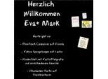 Memoboard QUEENCE "Schwarz", schwarz, B:50cm H:50cm, Tafeln, 50/50 cm
