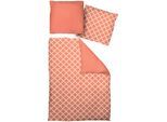 Bettwäsche ADAM "Maroccan Shiraz light", orange, B/L: 135cm x 200cm, 1 Stk., 1 Stk., Renforcé, B/L: 80cm x 80cm, 2 Stk., Renforcé, Obermaterial: 100% Baumwolle, Bettwäsche, Bettwäsche, aus 100 % Bio-Baumwolle, 2 teilig - Bettwäsche Set