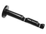 Träger GARDINIA "Doppel-Kombiträger offen" Gr. 1, schwarz, B:2cm L:8cm, Gardinenstangenhalterungen, Serie Einzelprogramm Chicago Ø 20 mm