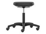 Laborhocker LABSIT, SKINTEC-Polster, mit Rollen, stufenlose Sitzhöhenverstellung