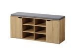 Kesper Garderobenbank, Sonoma Eiche, Füllung: Polyurethan (Pur), 103x48x30.50 cm, Fsc, Garderobe, Garderobenbänke