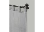Gardinenstange GARESA "BOLTI", schwarz, L:100cm Ø:16mm, Metall, Gardinenstangen, Gardinenstange, Vorhanggarnitur, verlängerbar, Wandmontage, ohne Ringe
