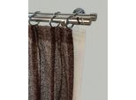 Gardinenstange GARESA "BOSTON", silber (silberfarben), L:300cm Ø:20mm, Gardinenstangen, Gardinenstange, Vorhanggarnitur, verlängerbar, Glitzerstein, edelstahl optik, m.Ringe