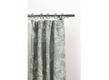 Gardinenstange GARESA "EASY", grau (chromfarben), B:64cm L:530cm Ø:20mm, Aluminium, Gardinenstangen, Gardinenstange, Vorhanggarnitur, verlängerbar, Endk. M. Streifen, Alu, mit Ringe