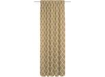 Vorhang ADAM "Maroccan Shiraz" Gr. 4, gelb (curry), B:142cm H:245cm, Jacquard, Baumwolle, Gardinen, Vorhang, aus 100% Bio-Baumwolle