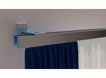 Gardinenstange INDEKO "Bern", silber (edelstahlfarben), L:230cm, Aluminium, Gardinenstangen, Gardinenstange, Innenlauf Komplett-Set inkl. Gleitern und Montagematerial