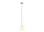 EGLO Hängeleuchte "COMINIO", beige (taupe sandfarben), 1, Ø 18,5cm H: 110cm, 1 Stk., Leuchten, Pendellampe, satiniertem Glas, Metall in Taupe, E27 Fassung, Ø 18,5 cm, Hängeleuchte