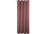 Vorhang ADAM "Uni Collection light", rot (kirschrot), B:142cm H:405cm, Baumwolle (Bio-Baumwolle), Gardinen, Vorhang, aus 100% Bio-Baumwolle