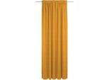 Vorhang WIRTH "Trondheim B", gold (altgoldfarben), B:132cm H:205cm, Polyacryl, Gardinen, Vorhang, nach Maß