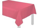 Tischdecke ADAM "Uni Collection" Gr. 2, pink, B:80cm L:80cm, Bio-Baumwolle, Tischdecken, Tischdecke, aus 100% Bio-Baumwolle