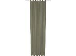 Vorhang WIRTH "Umea" Gr. 4, grau (dunkelgrau), B:132cm H:245cm, Jacquard, Polyester, Gardinen, Vorhang