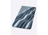 Badematte KLEINE WOLKE Gr. 1, blau (bleu), (50cm x 90cm ), 1 Stk., Badematten, Badematte