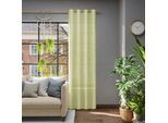 Vorhang NEUTEX FOR YOU "Libre-ECO", grün, B:142cm H:150cm, Jacquard, Polyester, Gardinen, Vorhang, Breite 142 cm, nach Maß