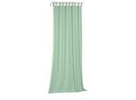 Vorhang WIRTH "Newbury", grün (mint), B:130cm H:285cm, Baumwolle, Polyester, Gardinen, Vorhang, nach Maß