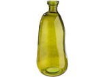 Bodenvase GILDE "Bodenvase bauchig; organisch Organical grün H. 51 cm", grün, B:22cm H:51cm T:22cm Ø:22cm, Glas, Vasen, Bodenvase