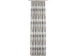 Vorhang WIRTH "Bray" Gr. 2, braun, B:132cm H:175cm, Jacquard, Baumwolle, Polyester, Gardinen, Vorhang