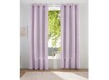 Vorhang "LESKA" Gr. 4, rosa, B:132cm H:245cm, Jacquard, Polyacryl, Polyester, LEGER HOME BY LENA GERCKE, Gardinen, Vorhang, blickdicht, glatt, gewebt, monochrom, verschiedene Größen