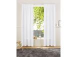 Vorhang "Lanea" Gr. 2, weiß, B:135cm H:175cm, Baumwolle, Polyester, LEGER HOME BY LENA GERCKE, Gardinen, Vorhang, Leinenoptik, 1 Schal, verschiedene Größen