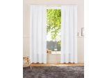 Vorhang "Lanea" Gr. 2, weiß, B:135cm H:175cm, Baumwolle, Polyester, LEGER HOME BY LENA GERCKE, Gardinen, Vorhang, Leinenoptik, 1 Schal, verschiedene Größen