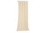 Vorhang WIRTH "Newbury", beige, B:130cm H:235cm, Baumwolle, Polyester, Gardinen, Vorhang, nach Maß