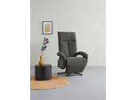 TV-Sessel SIT & MORE "Tycoon", grau, B:74cm H:117cm T:85cm, 98% Polyester 2% Polyamid, Sessel, TV-Sessel, wahlweise manuell, mit zwei Motoren oder mit Akku oder mit 2 Motoren