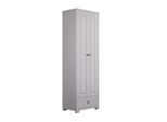 Garderobenschrank OTTO HOME "Gotland, Drehtürenschrank, Garderobe", weiß, B:62,5cm H:193,7cm T:40cm, Massivholz, Schränke, Garderobenschrank, aus massiver Kiefer, FSC-zertifiziert, Höhe 193 cm